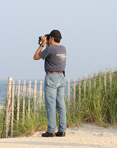 Birder at the Point